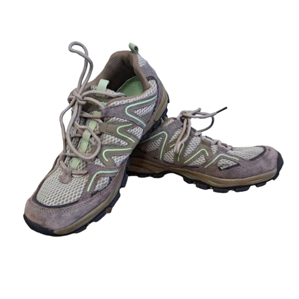 Northside Tan Green Hiking Sneakers Size 9